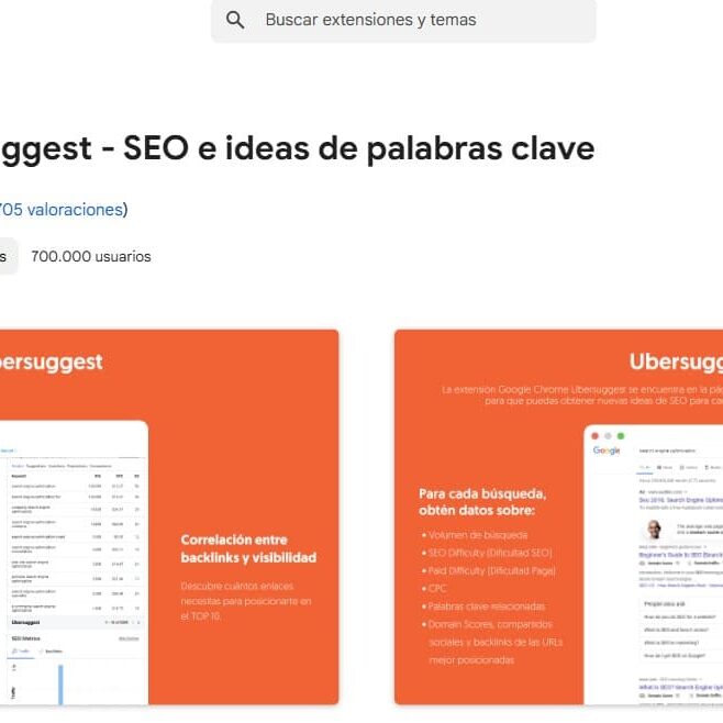 ubersuggest combina varias herramientas de análisis seo