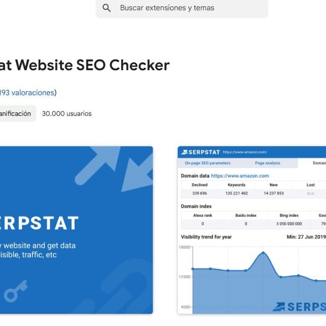 visión de métricas seo más importantes con serpstate